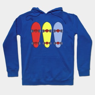 Colorful Skateboards Hoodie